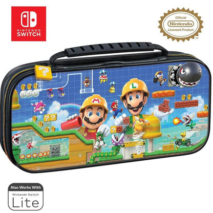 Nintendo Switch Deluxe Reiseetui Super Mario Maker Kompatibel mit Oled/Lite