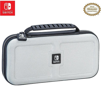 Nintendo Switch Deluxe Reisetasche Hülle Metallic Silber Kompatibel mit Oled/Lite