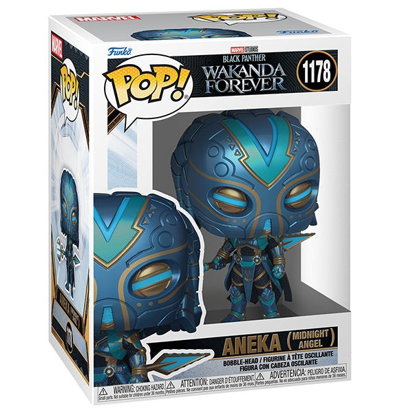 Funko Pop! Marvel Studios Wakanda Forever – Aneka Midnight (1178) Vinylfigur