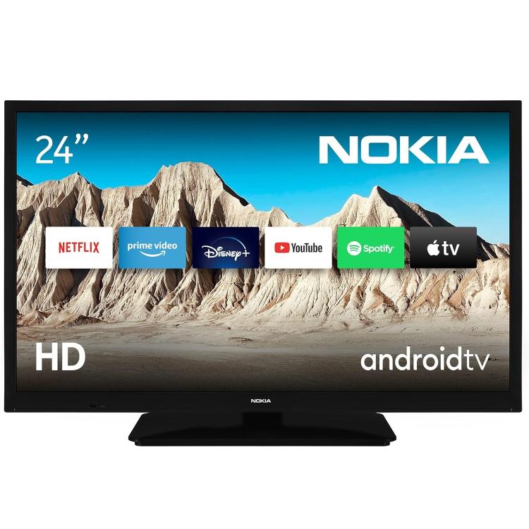 Nokia Smart TV LED 24" HD Ready HNE24GV210NC Fernseher WLAN DVB-C/S2/T2 Schwarz