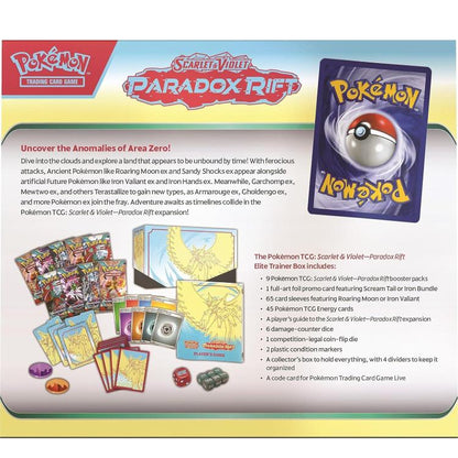 Pokemon Top-Trainer-Box Paradoxrift (Eisenkrieger) Karten - Eng