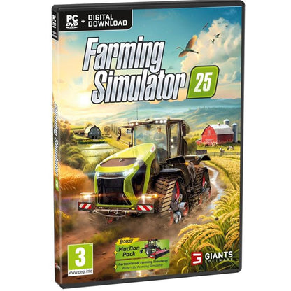 Landwirtschafts-Simulator 25 (PC) Videospiel (DVD-Disc + Digitaler Download) PAL Italienisch