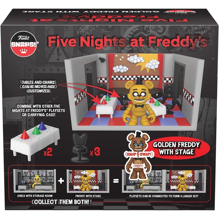Funko Snaps! Five Nights At Freddy'S (Fnaf) Spielset: Golden Freddy mit Bühne