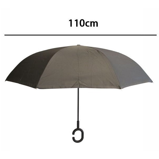 Regenschirm Umgekehrt Winddicht Groß 8K Herren Damen