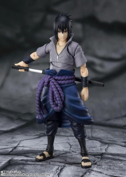 BANDAI SH FIGUARTS : NARUTO SHIPPUDEN (SASUKE UCHIHA) HATRED FIGUR ANIME 15CM