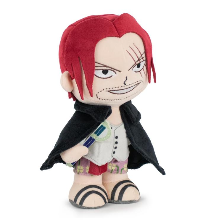 PLÜSCHTIER STOFFTIER - ONE PIECE (SHANKS) OFFIZIELLES SUPER WEICHES PLÜSCHTIER 28cm OP
