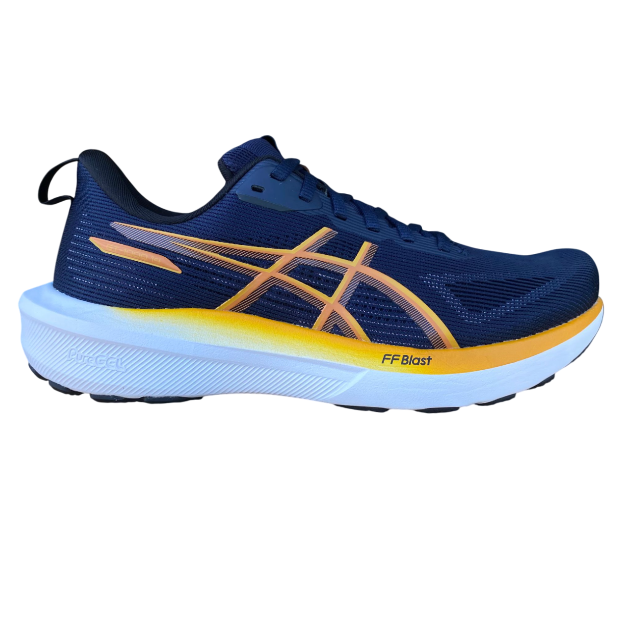 ASICS GT-1000 14 1011C077-400 Lake Drive/White | Scarpe running uomo supporto e ammortizzazione