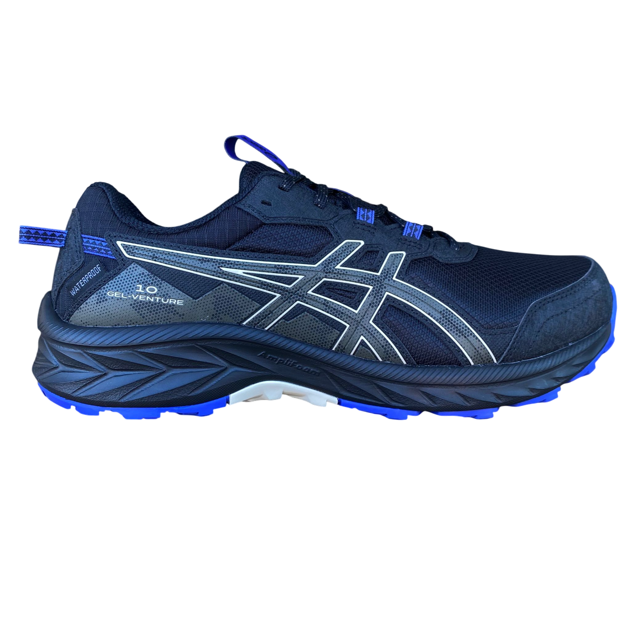 ASICS Scarpa Trail Uomo Gel-Venture 10 WP Nera Grigio Metallico - 1011B965-002