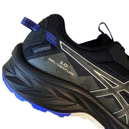 ASICS Scarpa Trail Uomo Gel-Venture 10 WP Nera Grigio Metallico - 1011B965-002