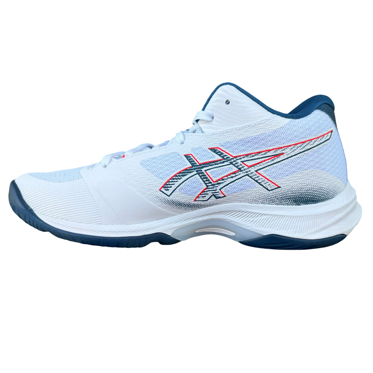 ASICS Netburner Ballistic FF MT 4 1051A090-101 Bianco Blu | Scarpe volley indoor uomo