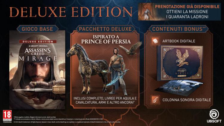 Assassin'S Creed Mirage Deluxe Edition Ps5 Gioco Italiano Playstation 5 Nuovo