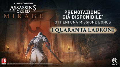 ASSASSIN'S CREED MIRAGE XBOX ONE UND SERIE X ITALIENISCHES SPIEL VERSIEGELT VIDEOSPIEL