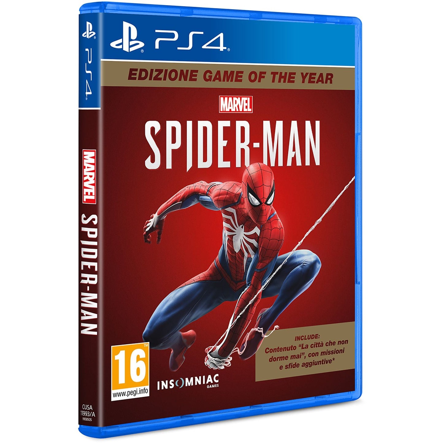 Marvel's Spider-Man - Game Of The Year Edition Ps4 Edizione Goty Italiano Nuovo