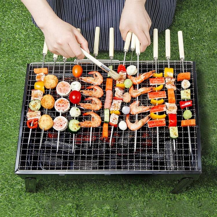 Barbecue da Tavolo Carbonella Grill con Valigetta Portatile Barbeque BBQ Pieghevole Campeggio