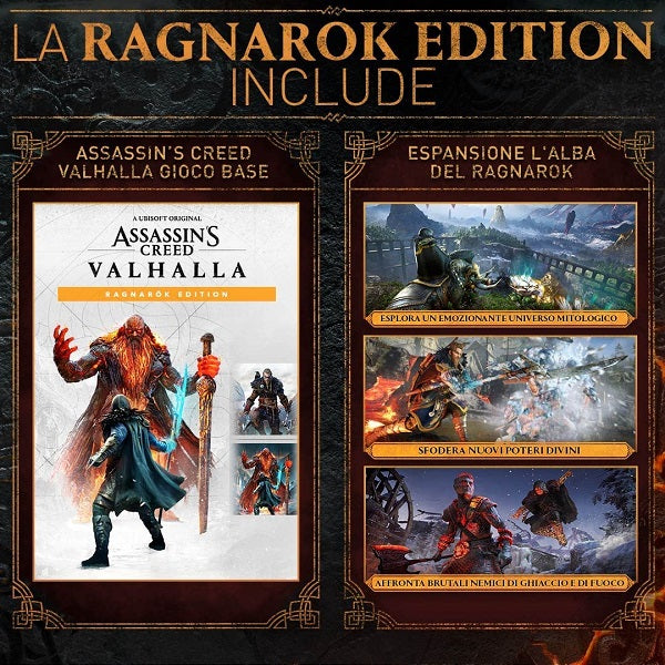 ASSASSIN'S CREED VALHALLA DAWN OF RAGNARÖK EDITION XBOX SERIES X CODE IN BOX
