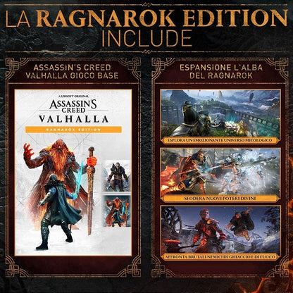 ASSASSIN'S CREED VALHALLA DAWN OF RAGNARÖK EDITION XBOX SERIES X CODE IN BOX