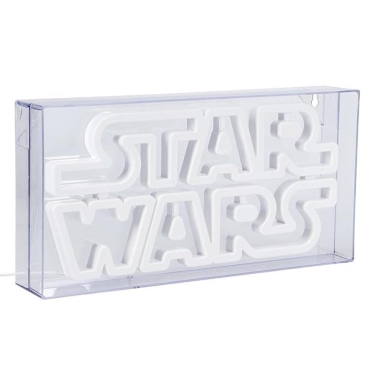 Paladone Tisch-/Wandlampe Star Wars Logo LED Neon Licht 30cm 3D Offiziell