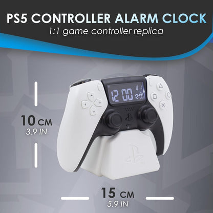 Paladone Digitalwecker Playstation Controller PS5 Dualsense Pad Weiß