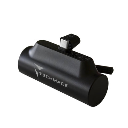 Techmade Power Bank 4500Mah Type Usb-C Powerbank Caricabatteria Portatile +Stand