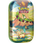 Pokemon Mini Tin: Paldea Evolved GCC TCG (Arboliva & Leafeon) Ita