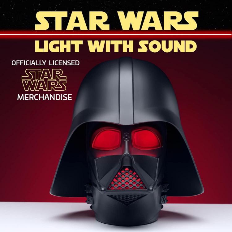 Paladone 3D Tischlampe mit Sound Star Wars Darth Vader Lampe mit Sound