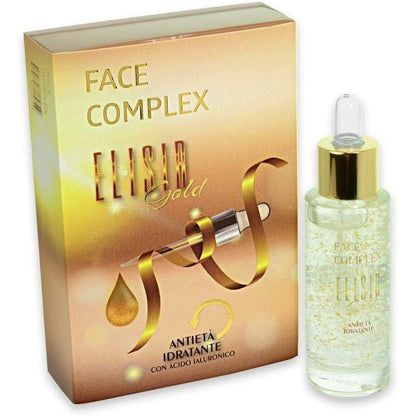 Gesichtsserum Face Complex Elixier Gold Anti-Aging Feuchtigkeitsspendend mit Hyaluronsäure gegen Falten