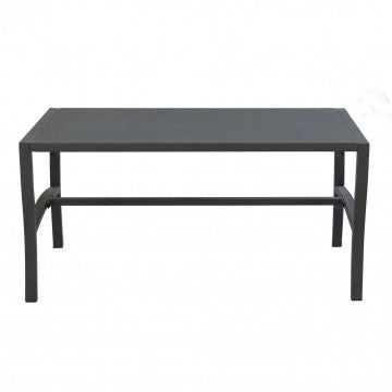 Tavolino in acciaio verniciato a polvere, dimensioni 92x45x45 cm