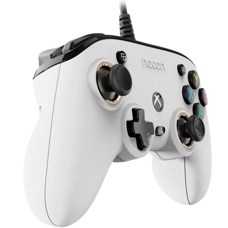 Nacon Pro Compact Controller Xbox Series X|S One PC Programmierbar Sound (Weiß)