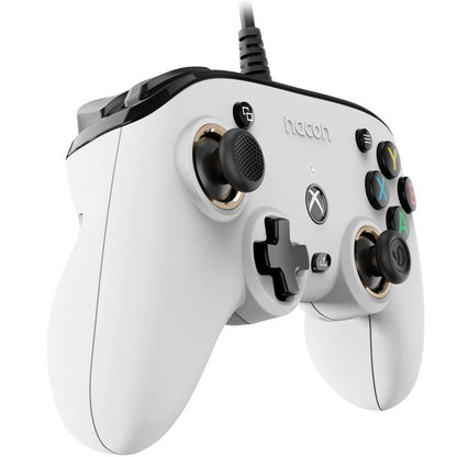 Nacon Pro Compact Controller Xbox Series X|S One PC Programmierbar Sound (Weiß)