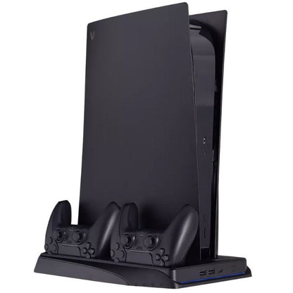 Steeldigi Stand Ps5 Stazione Ricarica Controller + Raffreddamento Base Verticale