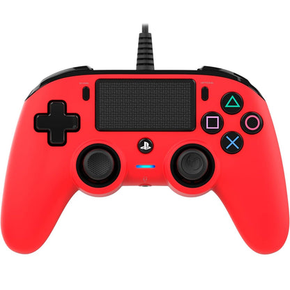 Nacon Controller Wired Pad Playstation 4 Ps4/Pc Kabelgebundener USB-Joypad Rot (Red)
