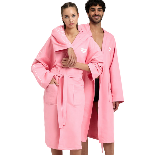 Arena accappatoio Microfibra Unisex 005308301 Rosa-Bianco - Nuoto