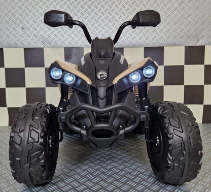 Quad Elettrico per Bambini Can-Am Maverick 24 V – Colore Cachi
