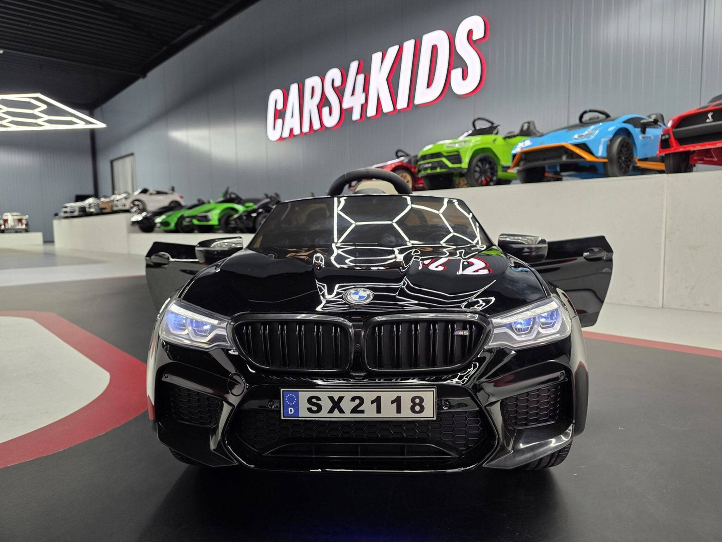 Kinder-Elektroauto BMW M5 24 V – Metallic-Schwarz