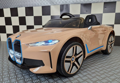 Kinder-Elektroauto BMW i4 12 V – Champagnerfarben