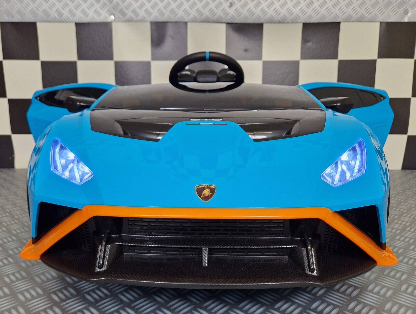 Kinder Elektroauto Lamborghini Huracan STO 12 V – Blau