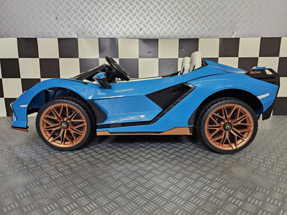 Kinder-Elektroauto Lamborghini Sian 24 V – 2 Sitzer – Blau
