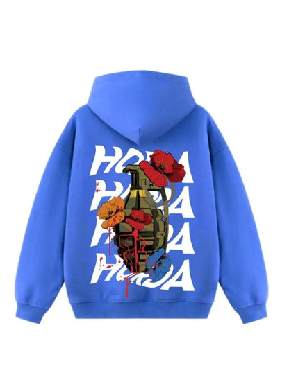 Hoodie Bomb Boxy Fit 460g 100% Cotone Oversize