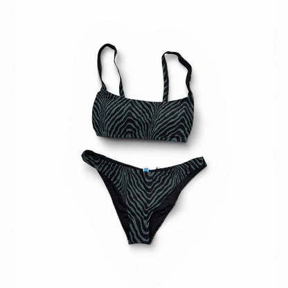 Arena Bikini Bralette Donna 007082-506 Nero Verde Mare 2026