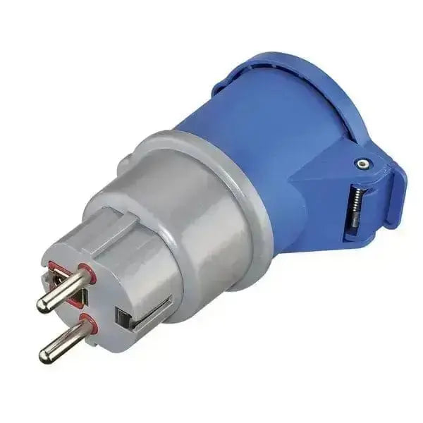 Adattatore presa industriale 16A Schuko spina IEC