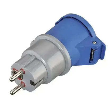 Adattatore presa industriale 16A Schuko spina IEC