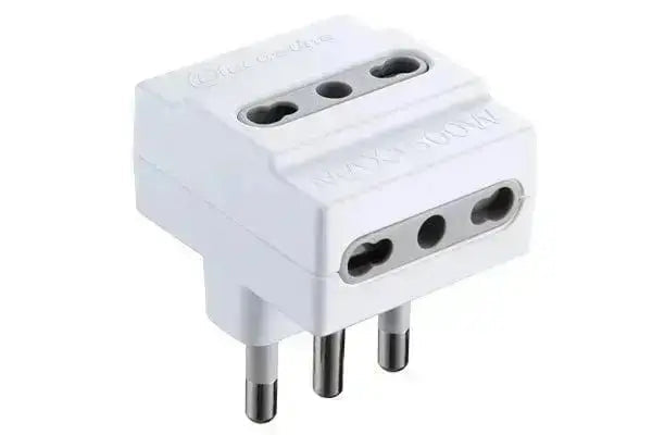 Adattatore triplo 16a bianco