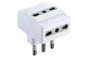 Dreifachadapter 16A weiß