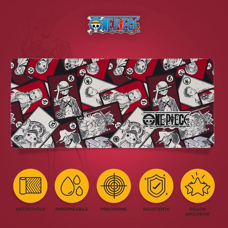One Piece: Tastatur- und Mauspad Professionelle Gaming-Matte XXL PC 30x80cm