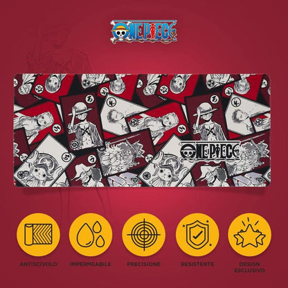 One Piece: Tastatur- und Mauspad Professionelle Gaming-Matte XXL PC 30x80cm
