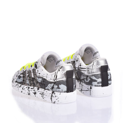 Adidas Junior Grey Camo