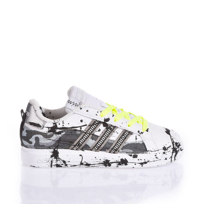 Adidas Junior Grey Camo