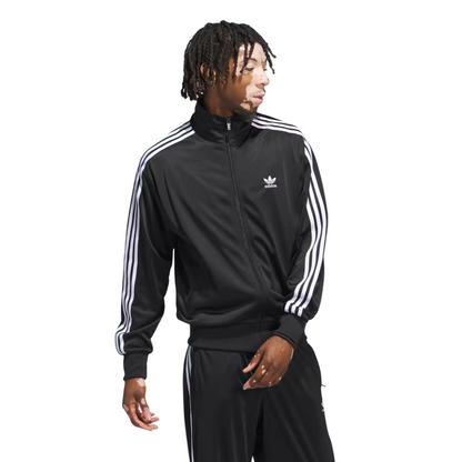 Adidas Felpa con cerniera intera da adulto Adicolor Firebird IJ7058 nero-bianco