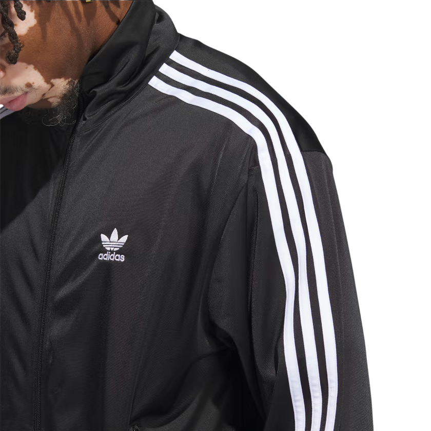 Adidas Felpa con cerniera intera da adulto Adicolor Firebird IJ7058 nero-bianco