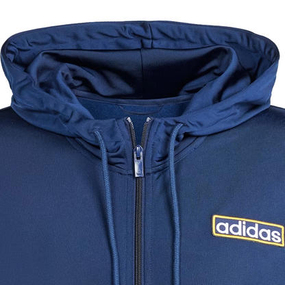 Adidas Originals Felpa con cappuccio da uomo Adibreak IM8208 blu giallo oro bianco